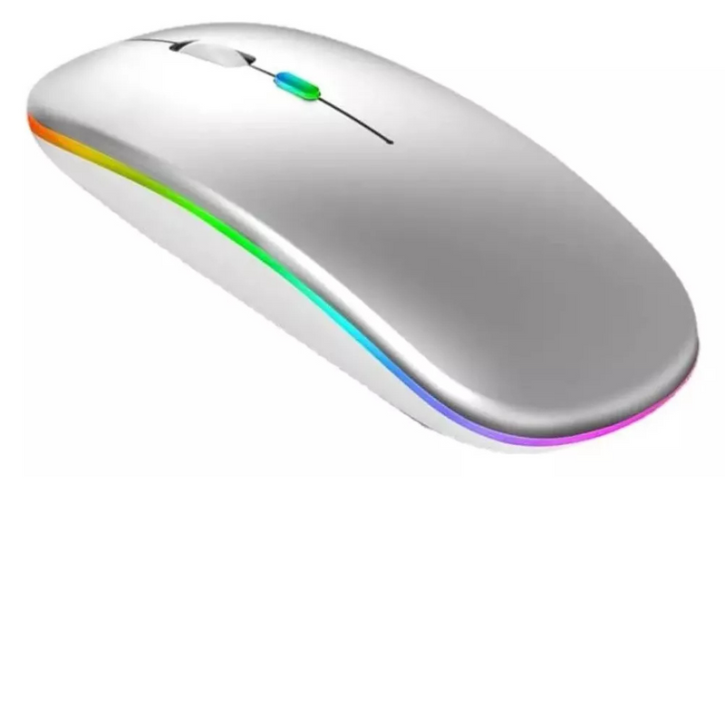 Mouse sem Fio Bluetooth Recarregável LED