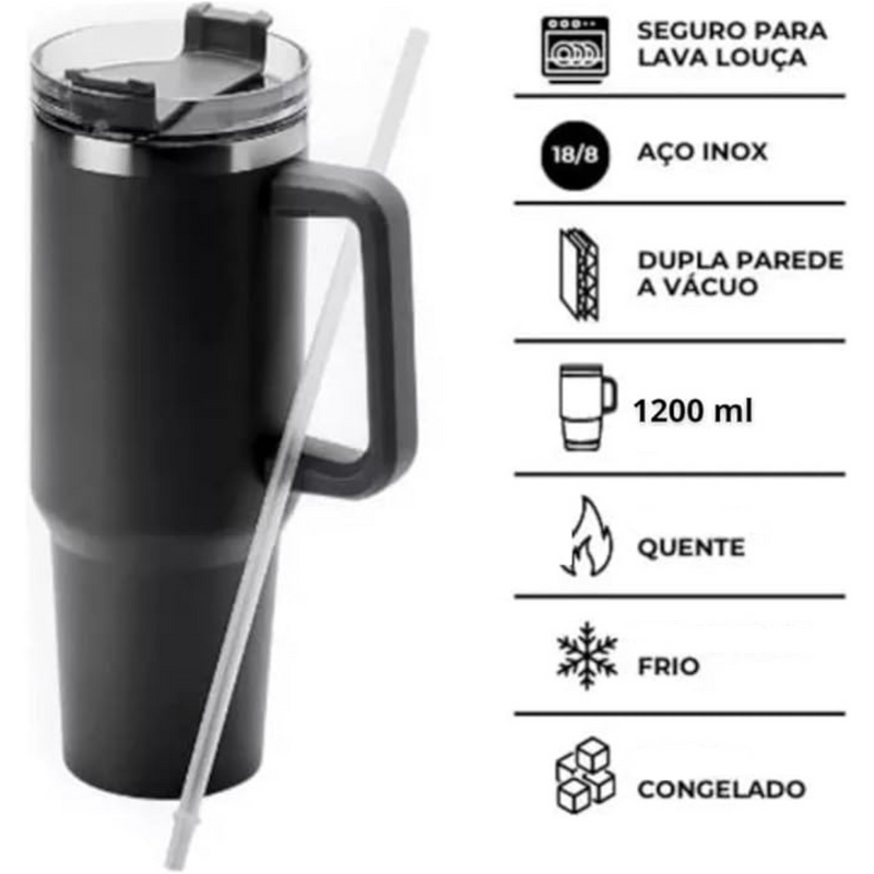 Copo Térmico Quencher Pro 1,2L